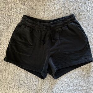 Women's Black Casual Shorts